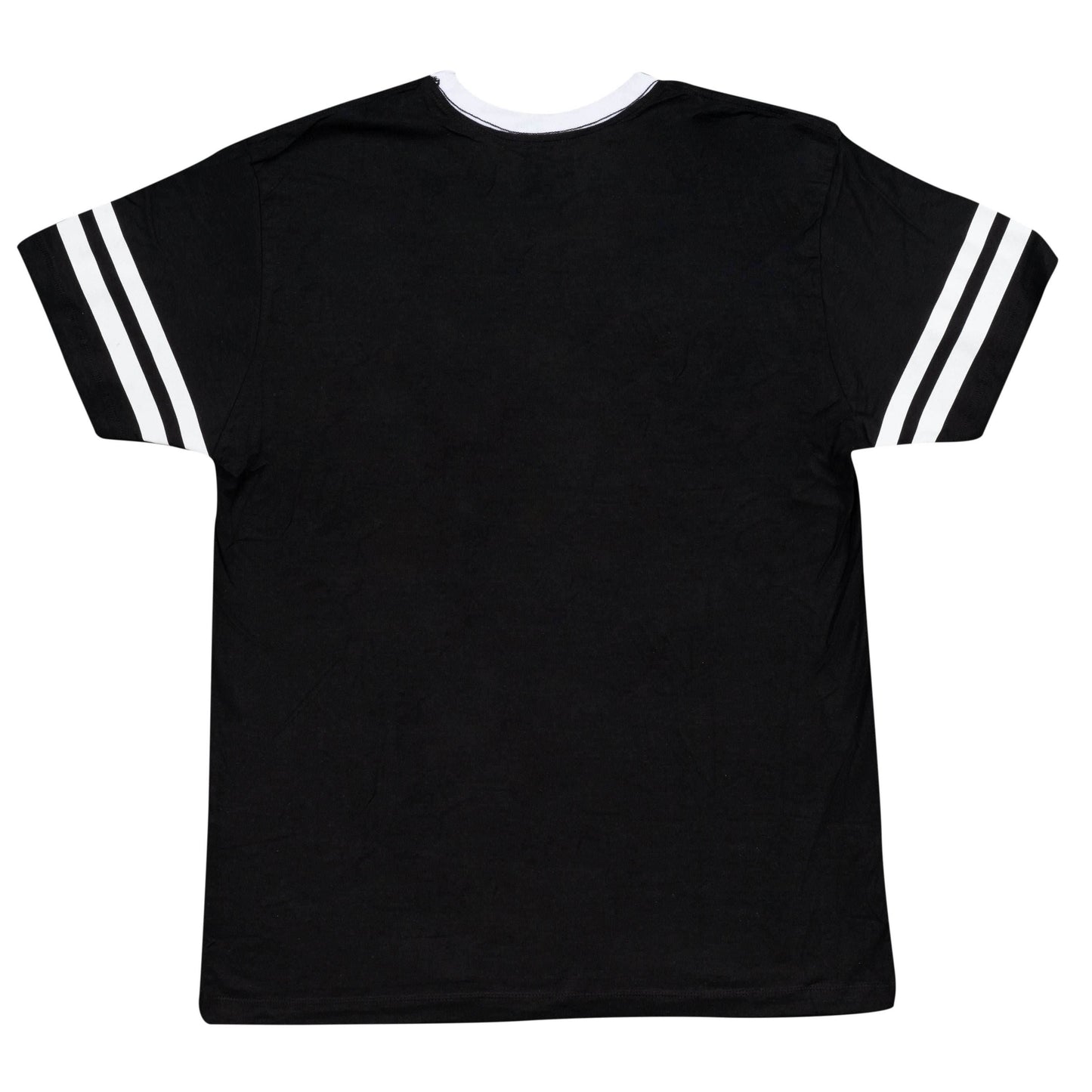 Batman The Dark Knight Fear is Why You Fail Striped sleeves Black Mens T-Shirt - S