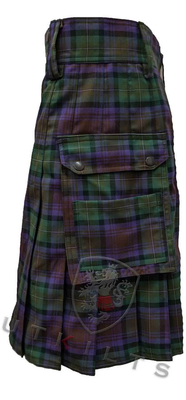 Standard Isle of Skye Tartan Utility Kilt - 30 / 22