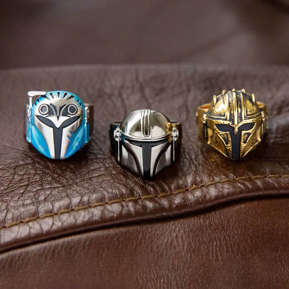 Star Wars X RockLove The Mandalorian Helmet Ring - Size 6