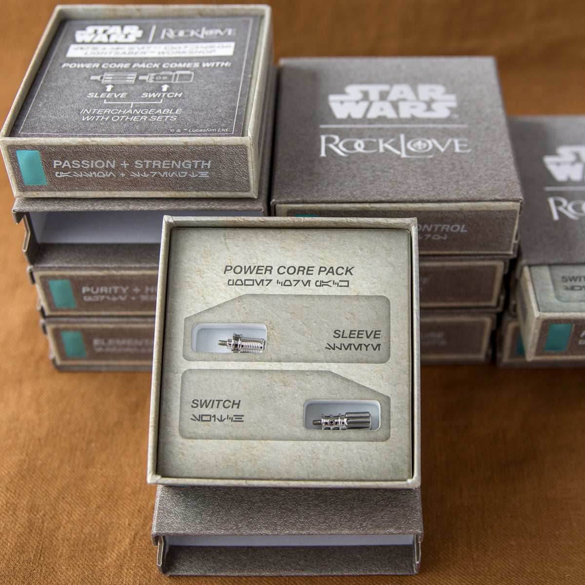 Star Wars X RockLove LIGHTSABER WORKSHOP Passion and Strength Power Core Pack -
