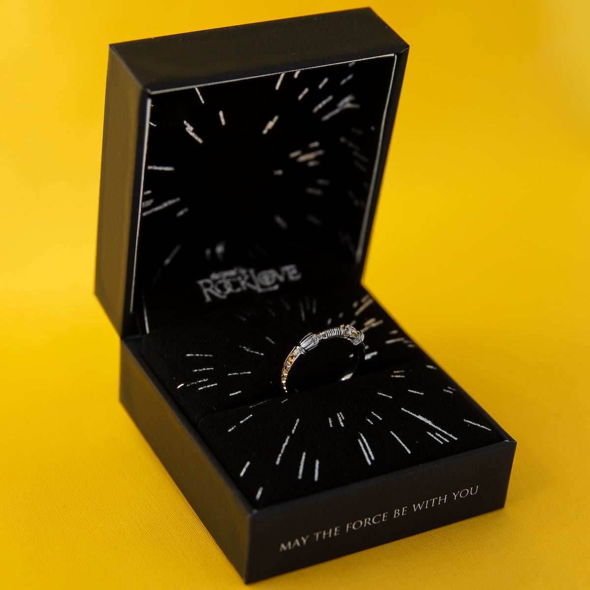 Star Wars X RockLove Rey Crystal Lightsaber Ring - Size 5