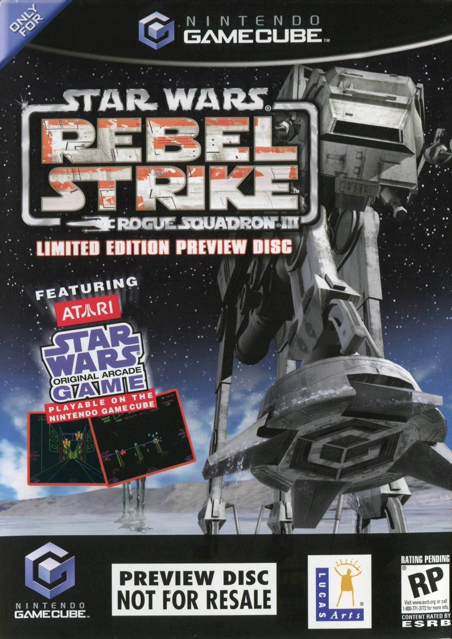 Star Wars Rebel Strike Preview Disc (Gamecube) - Game Manual Only