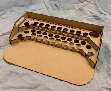 Painting Station - 26mm V2, For Vallejo and Army Painter Style Dropper Bottles -