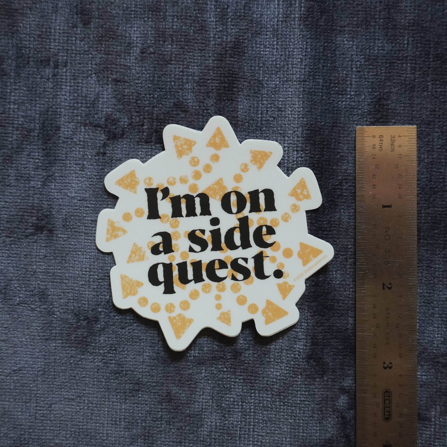 I’m on a Side Quest Vinyl Sticker – Adventure Mode: Activated -