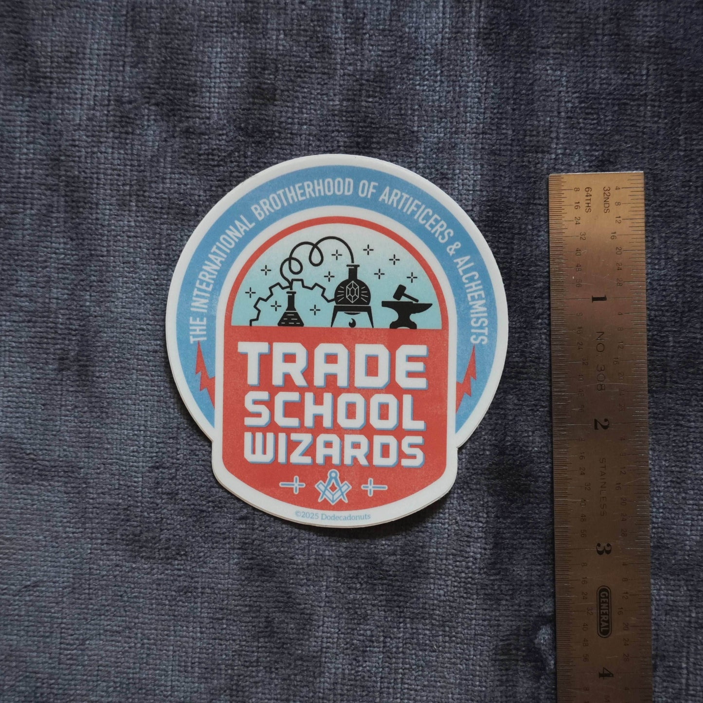 Trade School Wizards Vinyl Sticker – For the Practical Mage in All of Us -