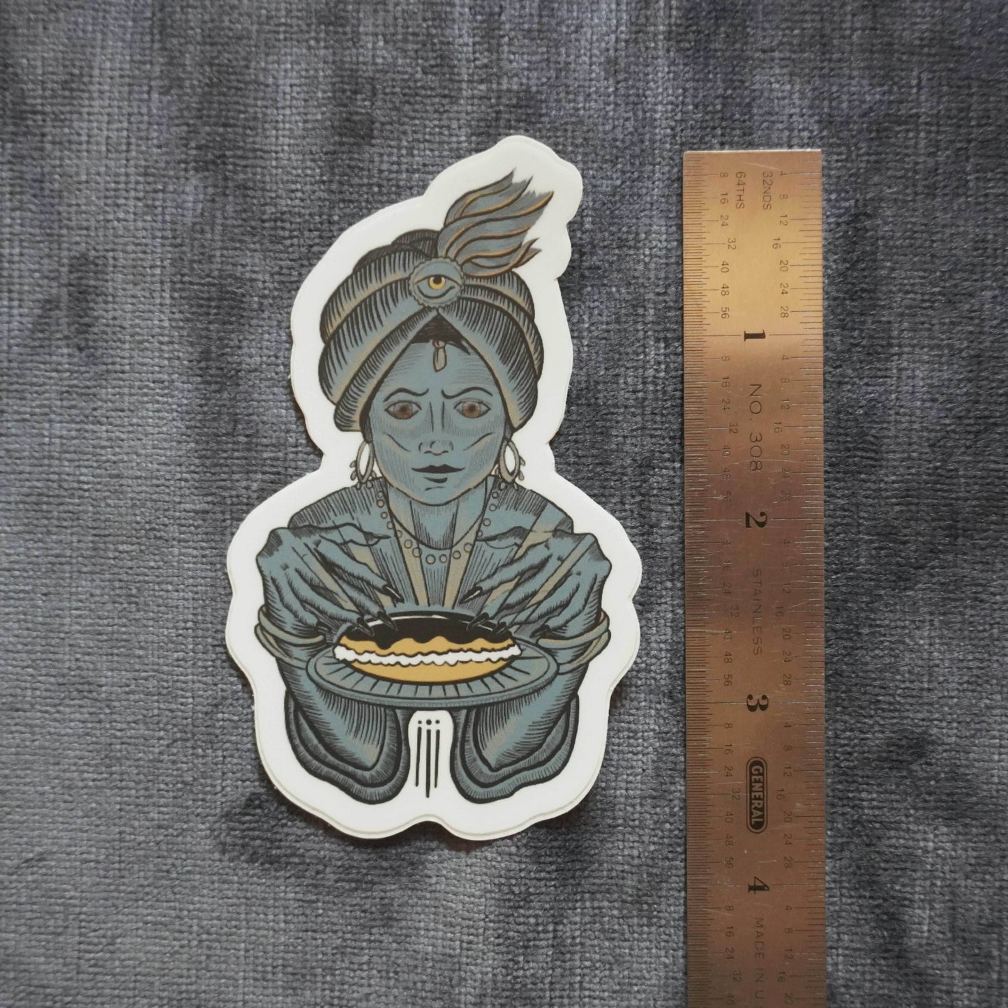 Eclairvoyant Vinyl Sticker – Mystical Dessert Divination for Your Gear -