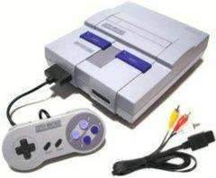 Super Nintendo (With 2 Controllers) - Discolored/Imperfect with 1 Original SNES Controllers