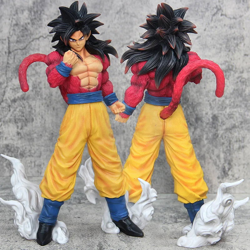 Super Saiyan 4 Son Goku Anime Figure, SSJ4 Dragon Ball GT Figurines PVC Statue 30 CM