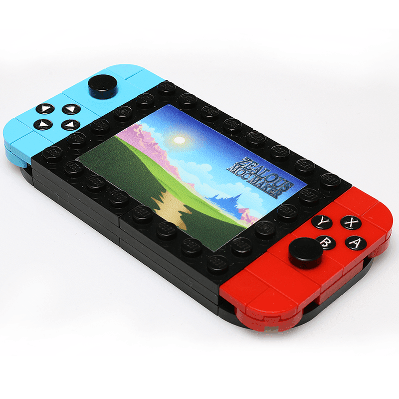 Custom Pretendo 2017 Handheld Console Building Set made using LEGO parts -