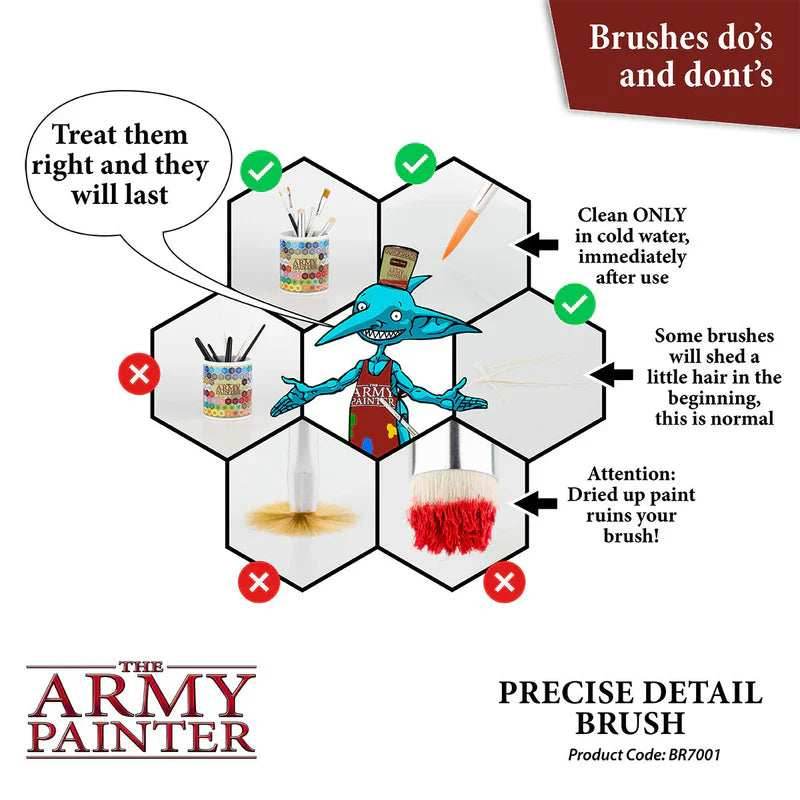 Army Painter Tools: Hobby Brush - Precise Detail -