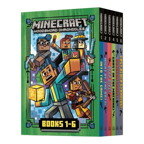 Minecraft Woodsword Chronicles: The Complete Series: Books 1-6 (Minecraft Woodsword Chronicles) - Hardcover -