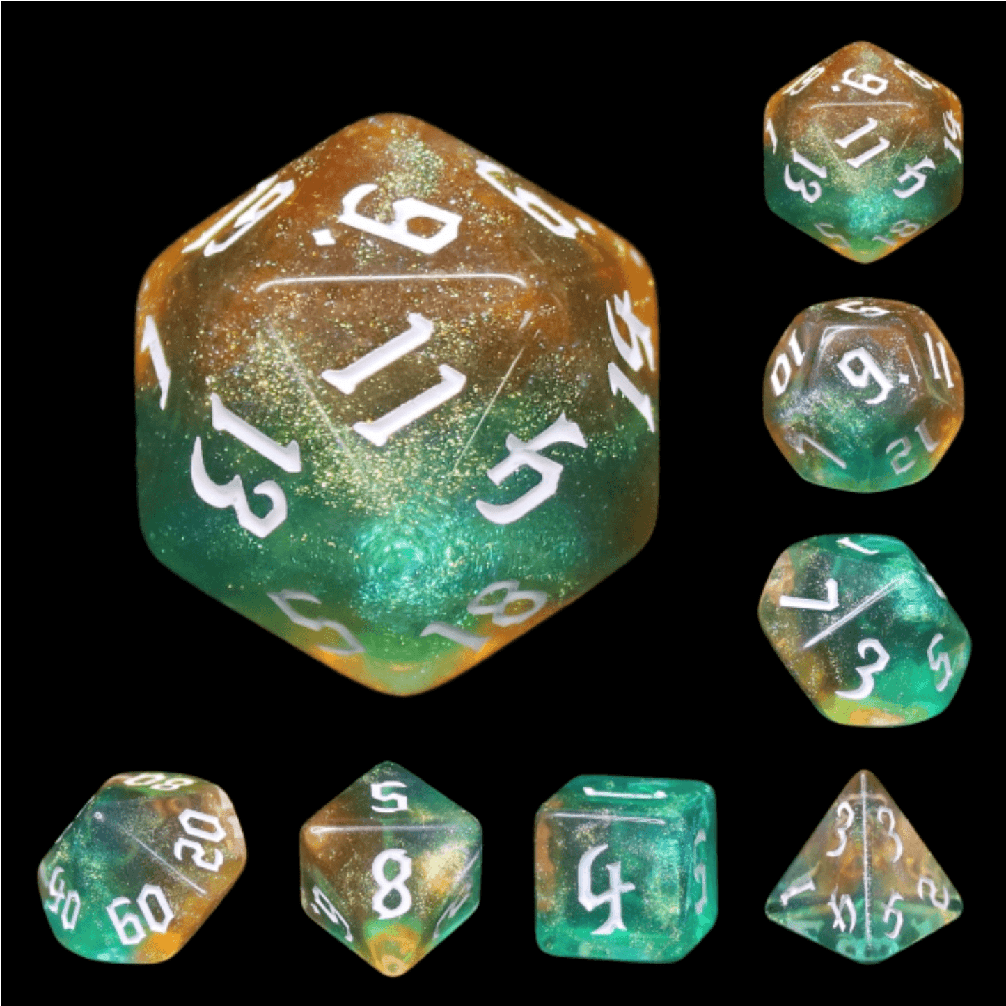 Tranquil World RPG Dice Set -