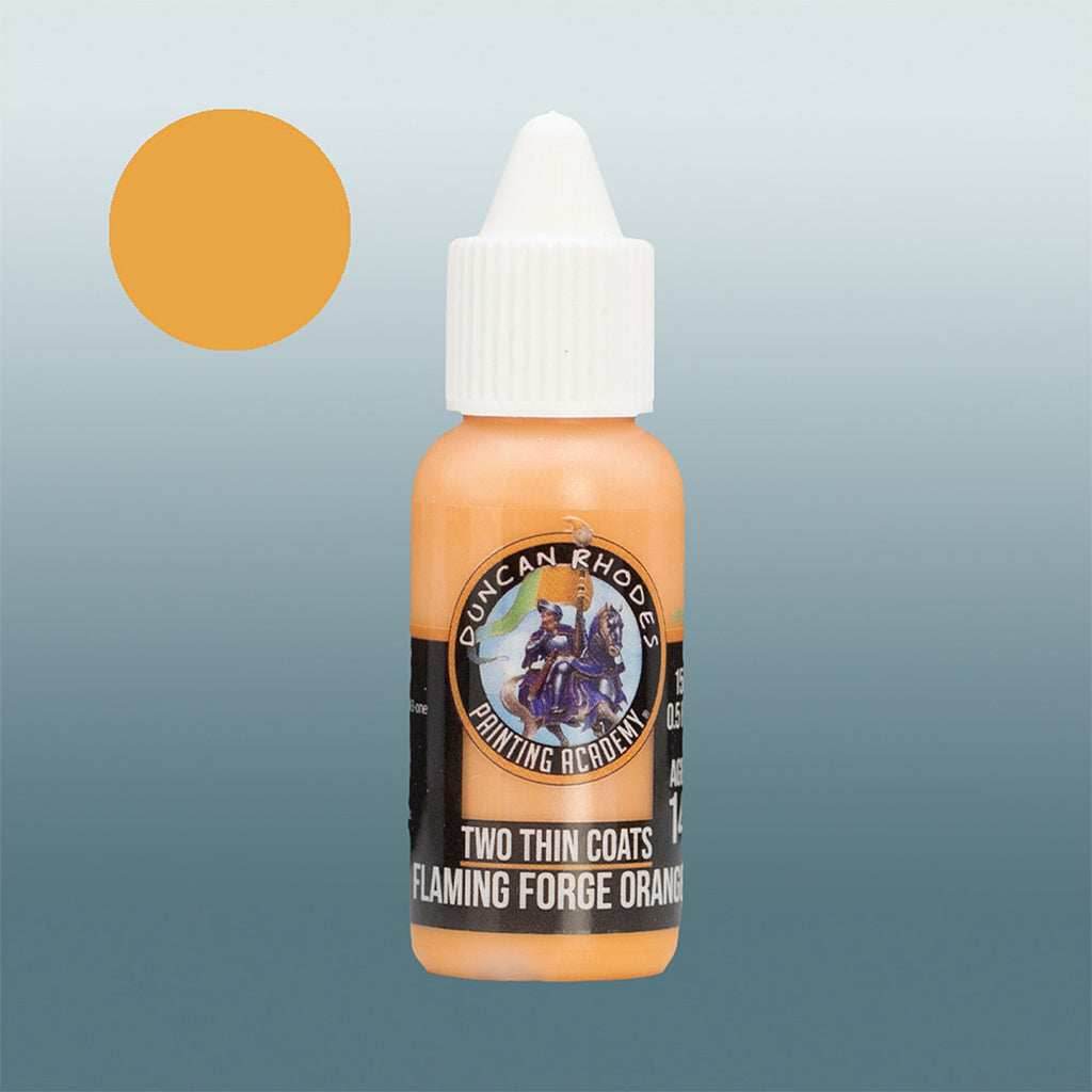 Two Thin Coats Bright: Flaming Forge Orange -