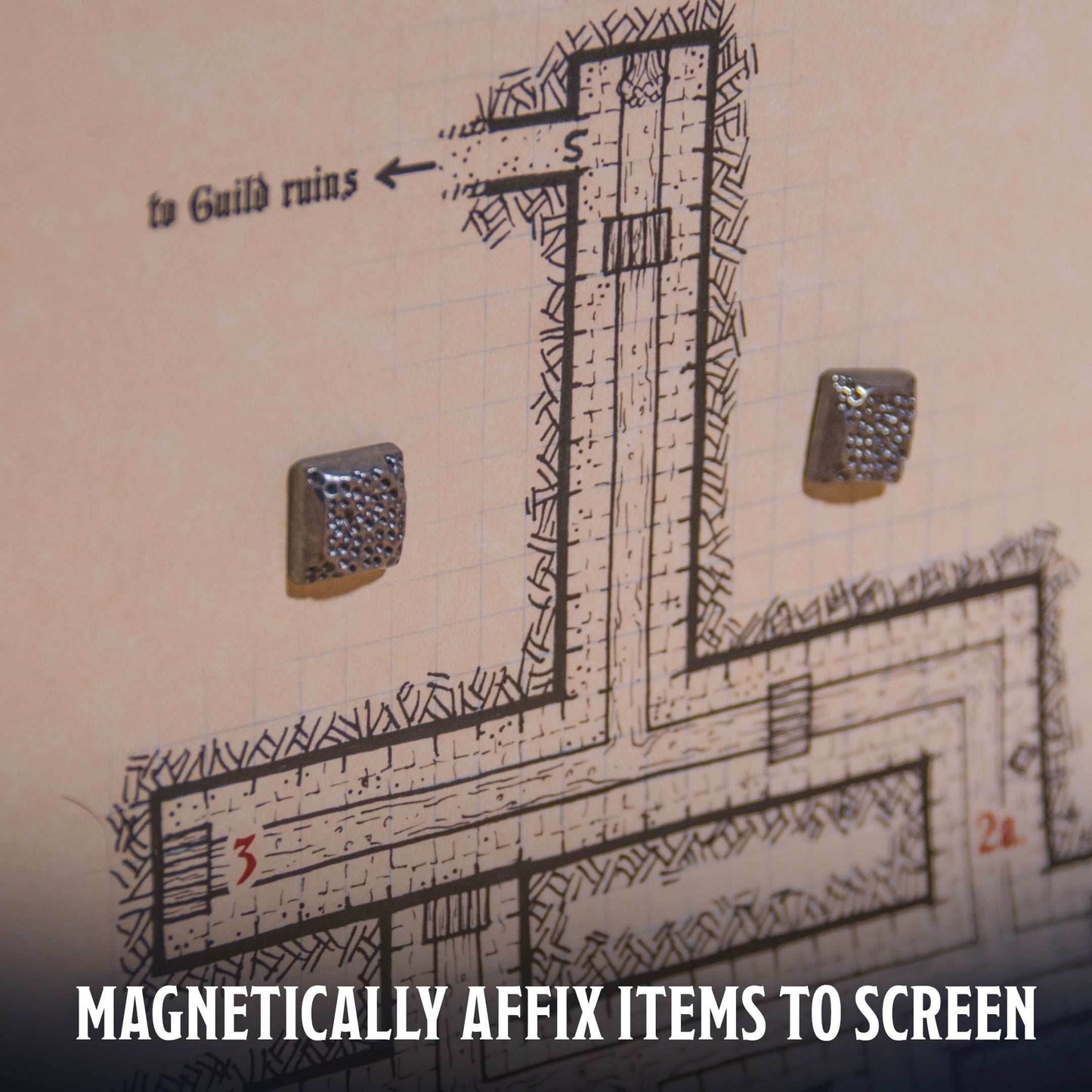 Rivet Magnets - Strong Neodymium Hardware for Game Master Screen Accessories -