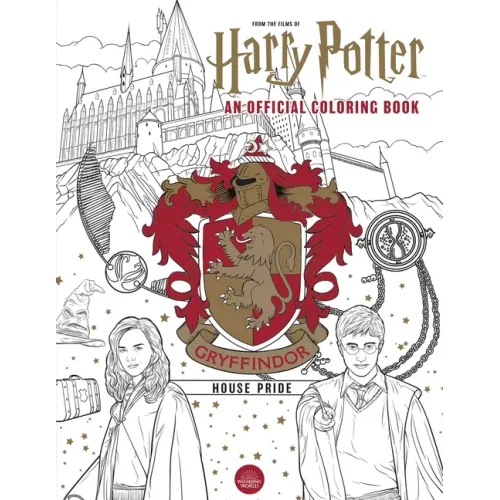 Harry Potter: Gryffindor House Pride: The Official Coloring Book: (Gifts Books for Harry Potter Fans, Adult Coloring Books)