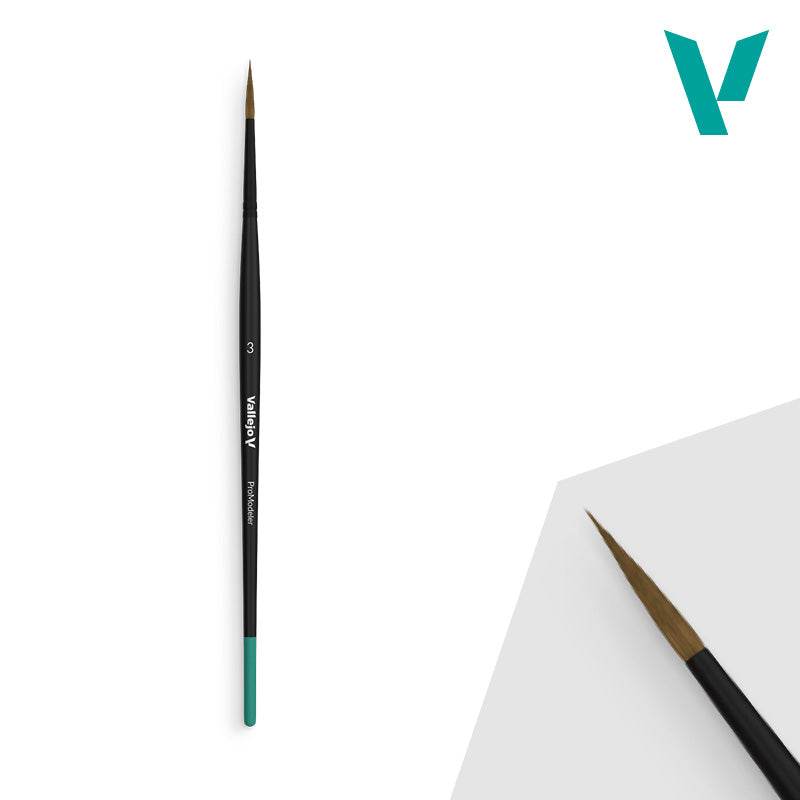 Hobby Brushes: Pro Modeler - Natural Hair - No. 3 -