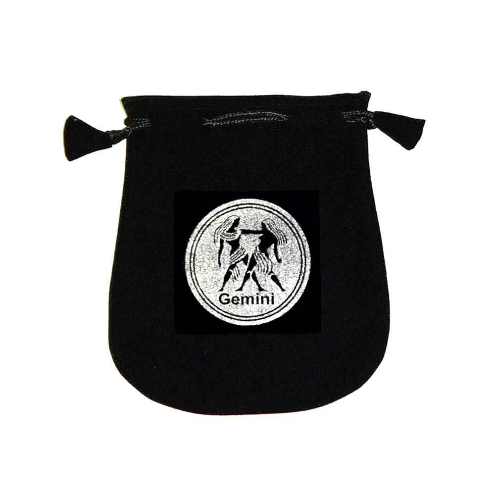 Velvet pouch - Gemini -