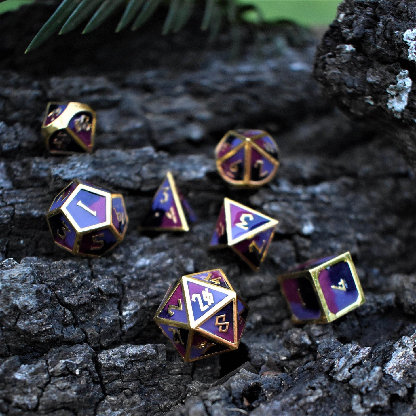 Vineyard Metal Dice Set -