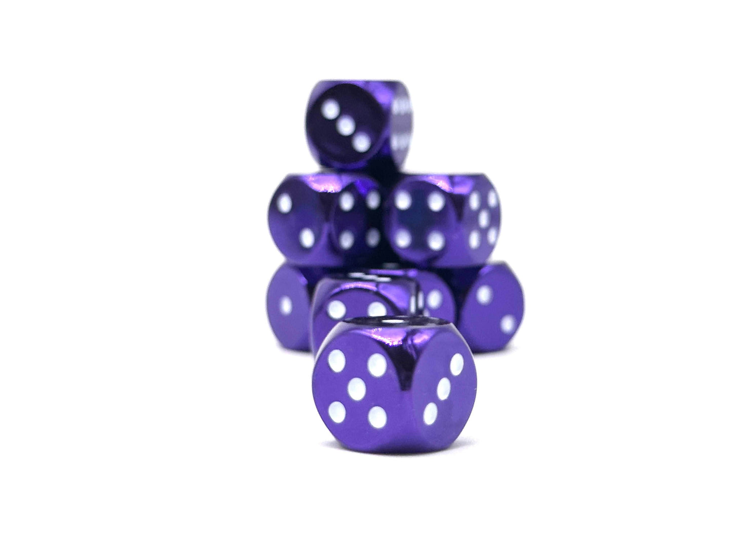Warpips: Bardic Purple - 10 - 12mm D6 -