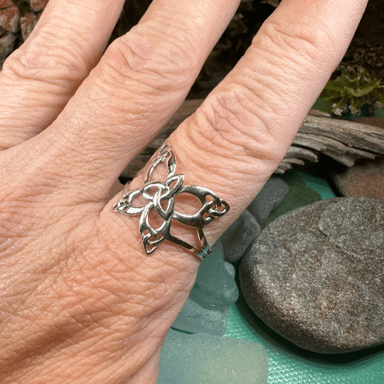 Trinity Knot Butterfly Ring - 6