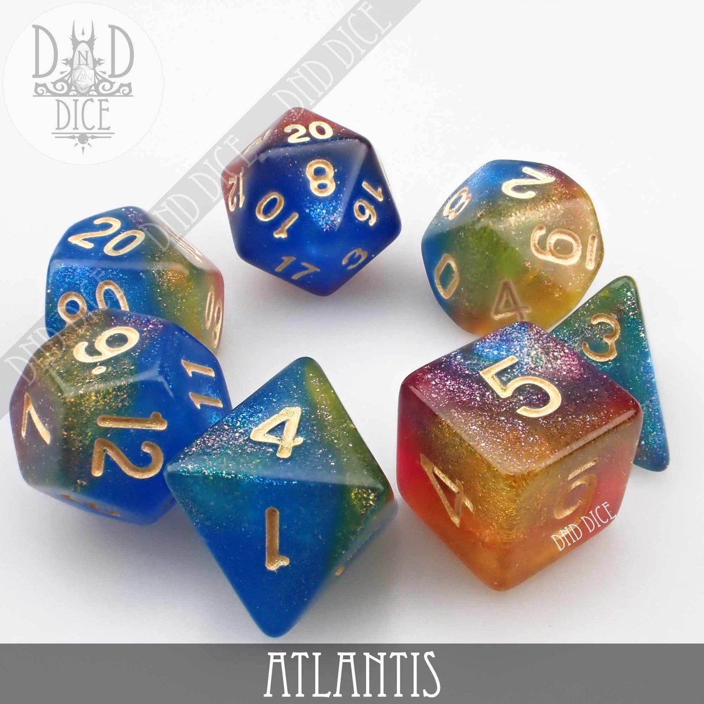 Atlantis Dice Set -