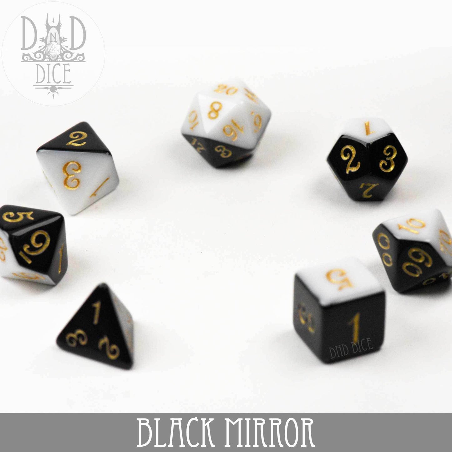 Black Mirror Dice Set -