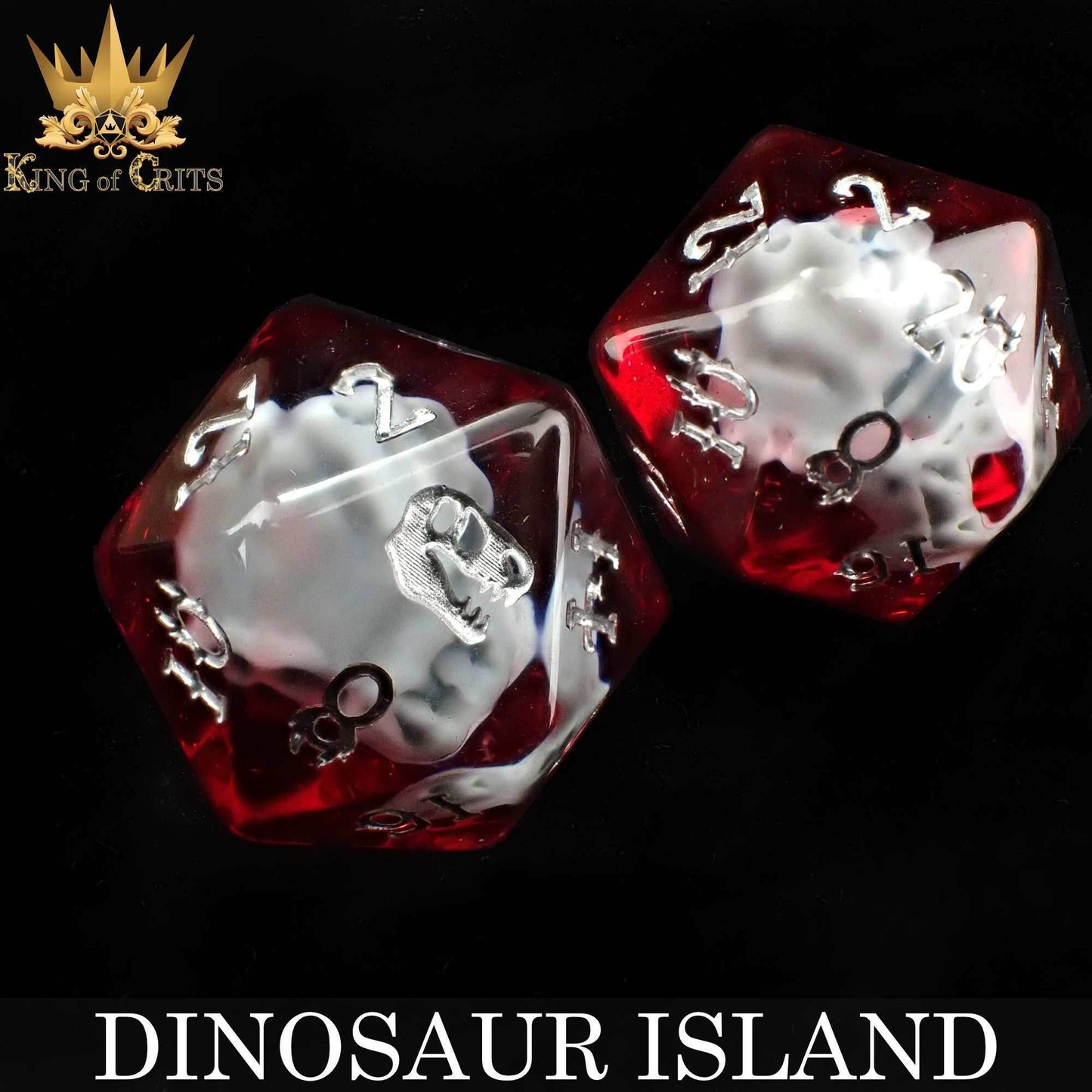 Dinosaur Island 11 Dice Set -