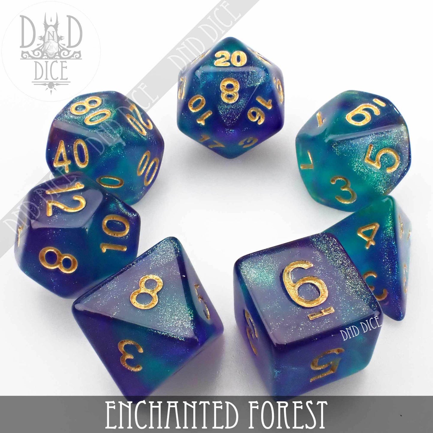 Enchanted Forest Dice Set -