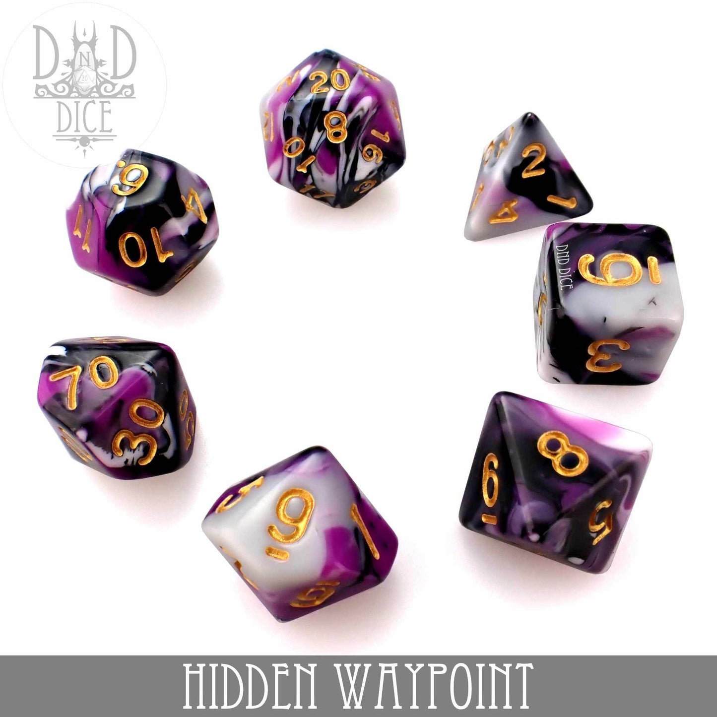 Hidden Waypoint Dice Set -