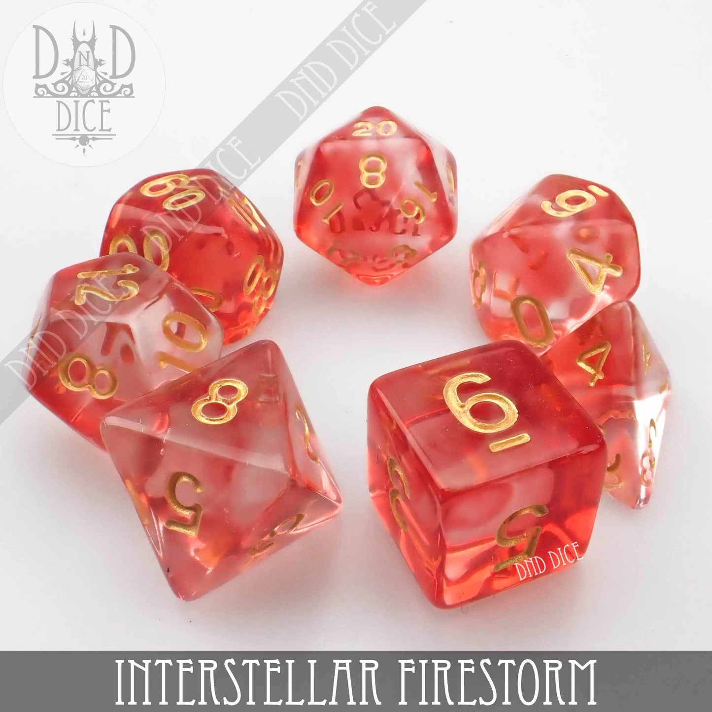Interstellar Firestorm Dice Set -