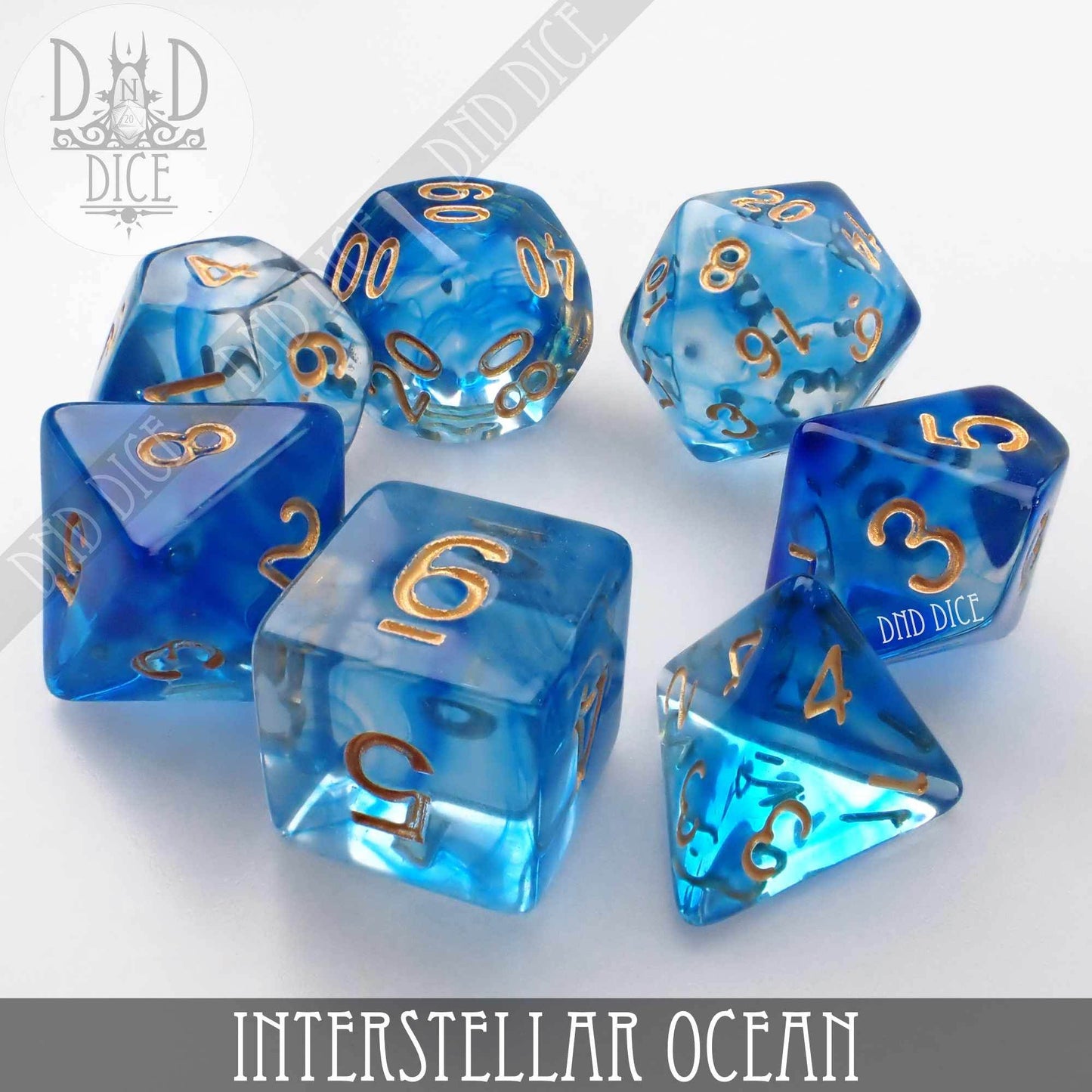 Interstellar Ocean Dice Set -