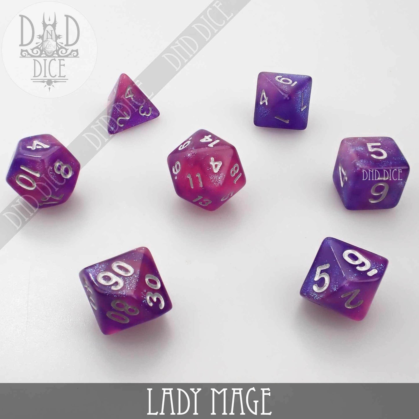 Lady Mage Dice Set -