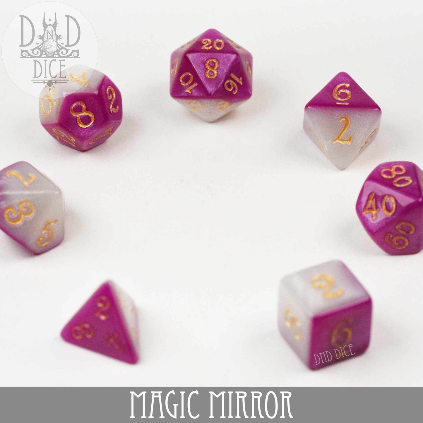 Magic Mirror Dice Set -