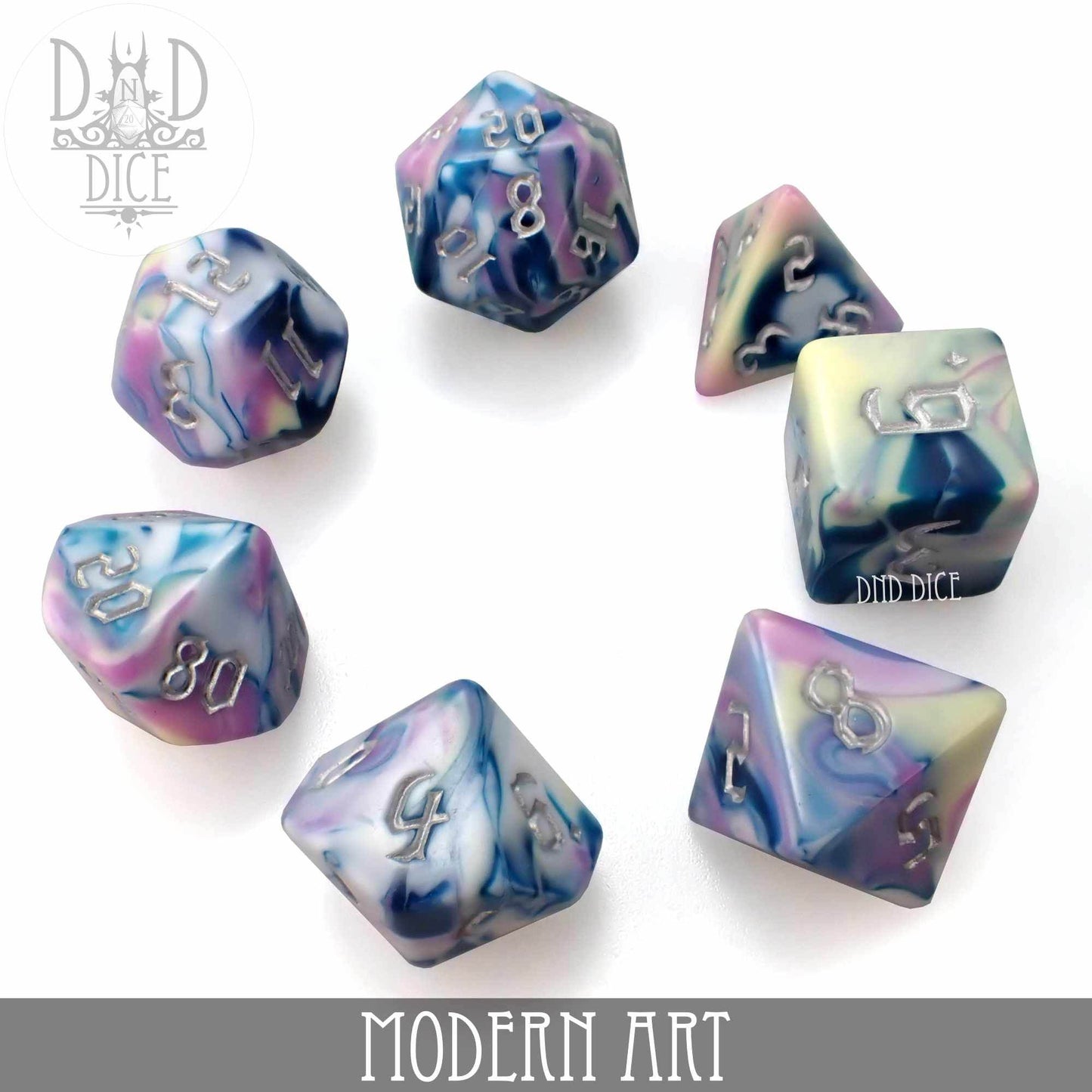 Modern Art Dice Set -