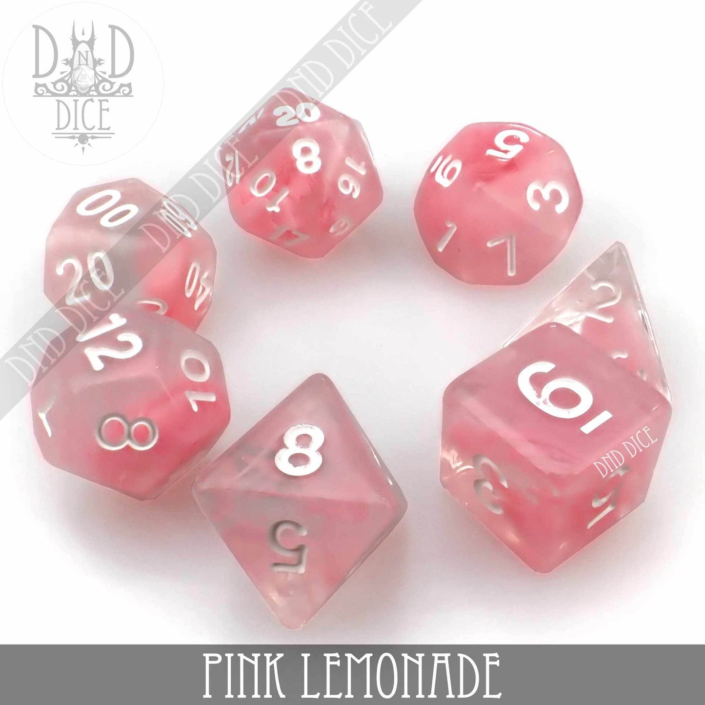 Pink Lemonade Dice Set -