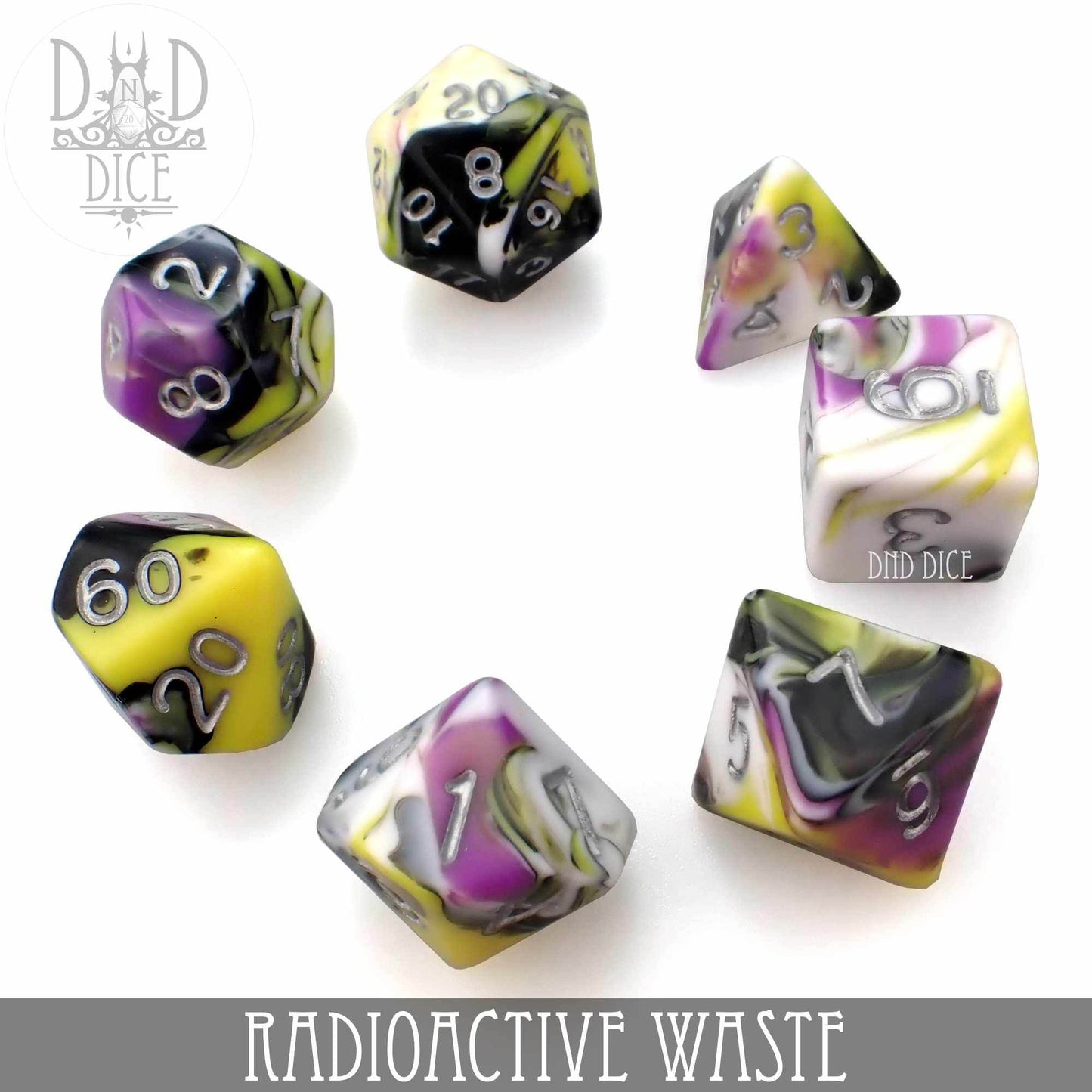 Radioactive Waste Dice Set -