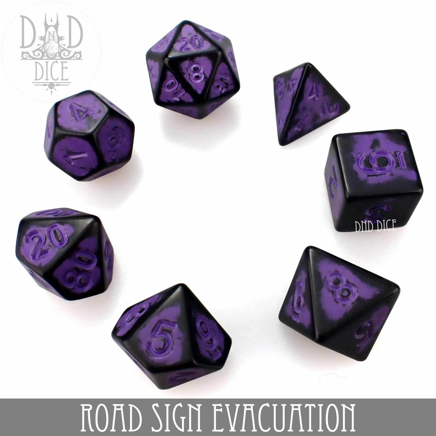 Road Sign Evacuation Dice Set -