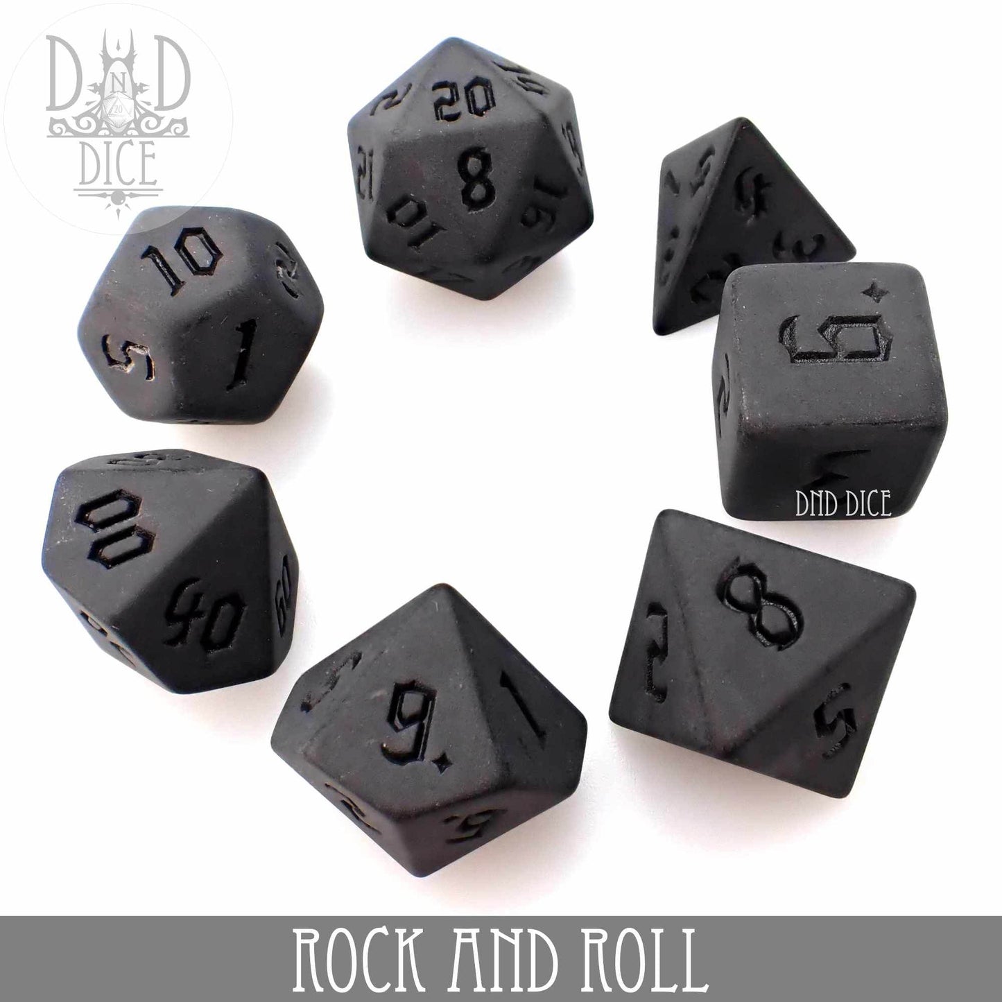 Rock and Roll Dice Set -
