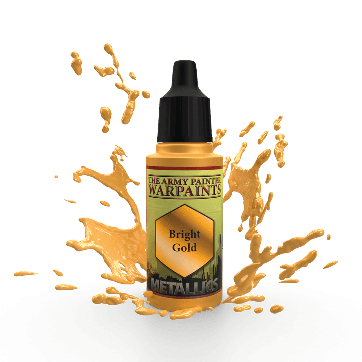 Army Painter Warpaints: Metallics - Bright Gold 18ml -