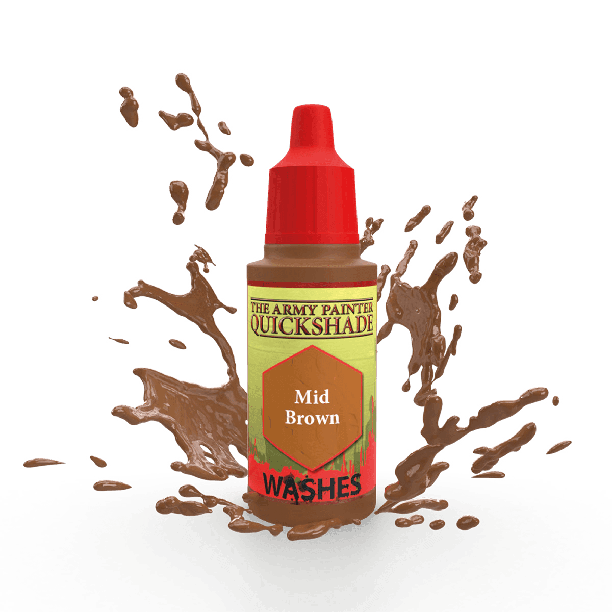 Army Painter Warpaints: Quick Shade - Mid Brown 18ml -