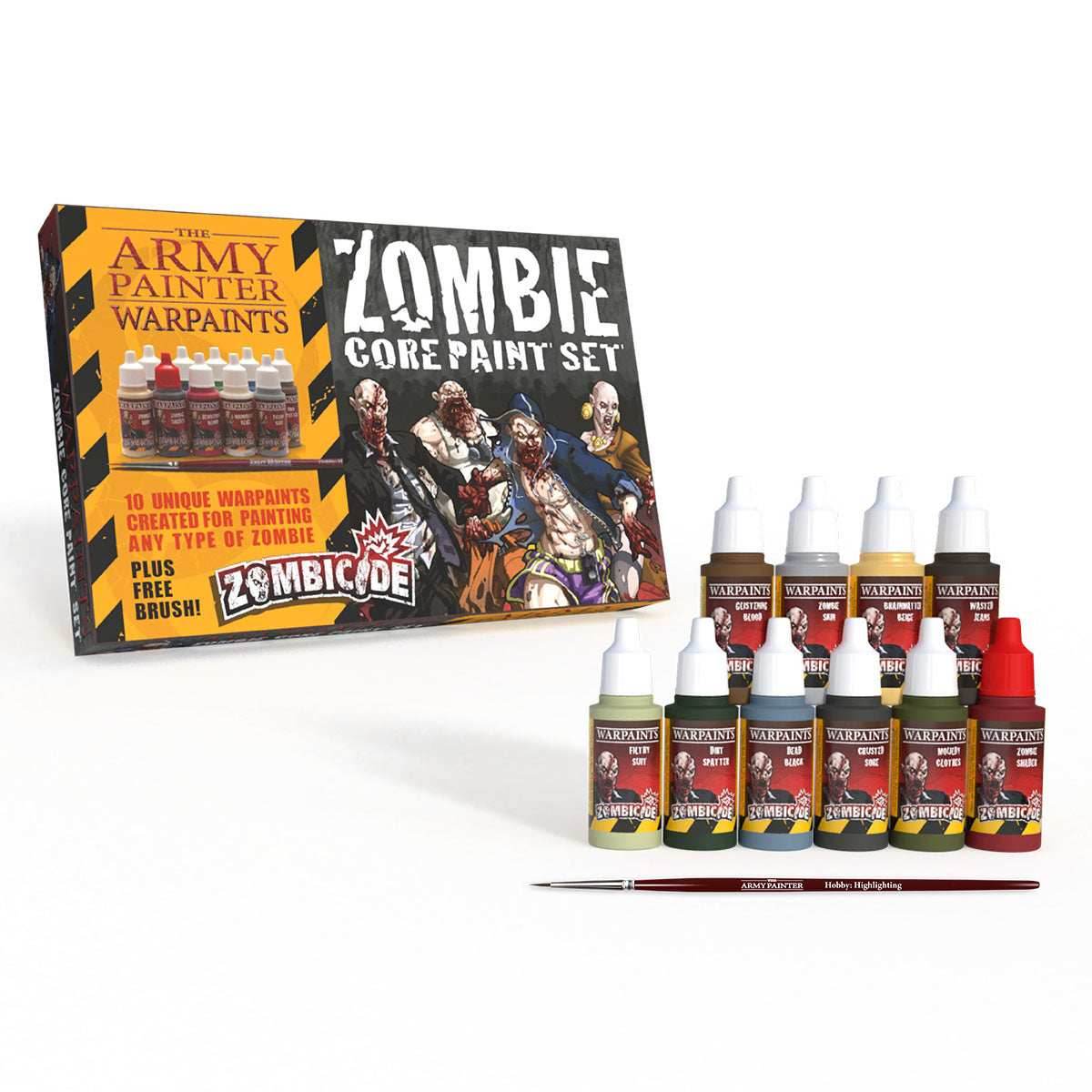 Army Painter Warpaints: Zombicide Core Paint Set -