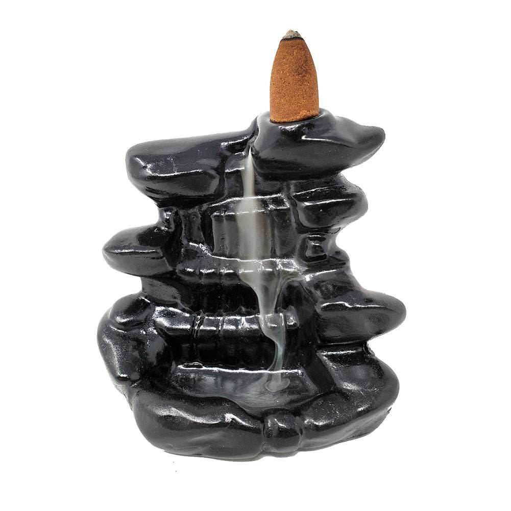 Waterfall Polyresin Backflow Incense Burner -