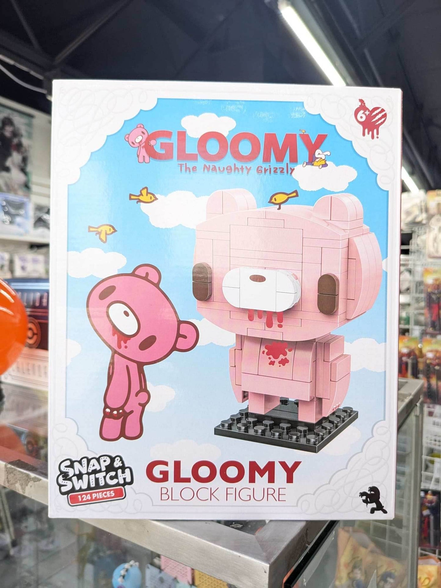 Gloomy Bears Gloomy Block Figure Snap & Switch 124 Pieces -