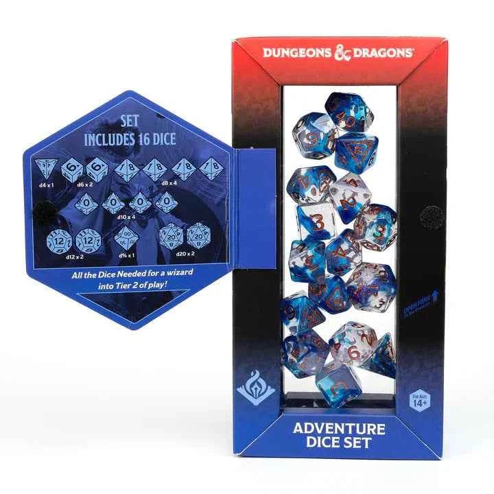 D&D Adventure Dice: Wizard (Blue) -