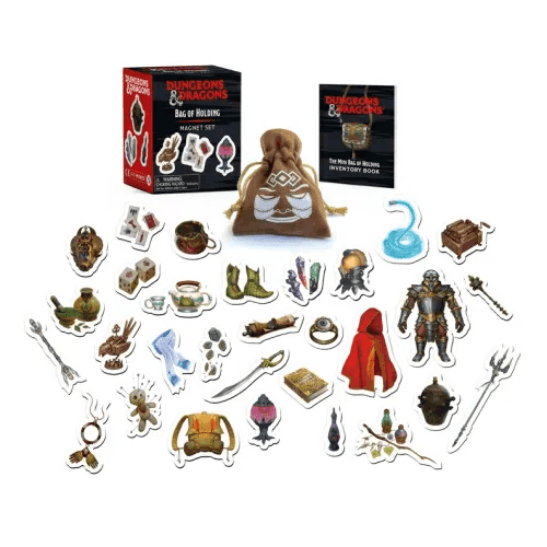 Dungeons & Dragons: Bag of Holding Magnet Set - Paperback -