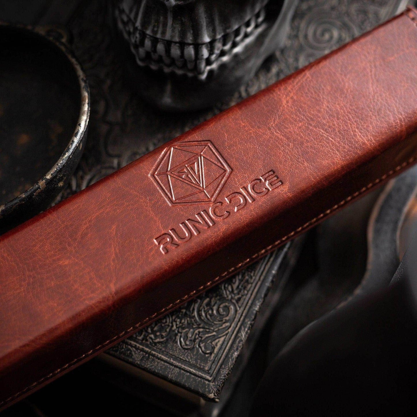 Yellow Tigers Eye Gemstone DND Dice Set -