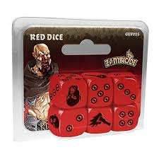 Zombicide: Red Special Dice -
