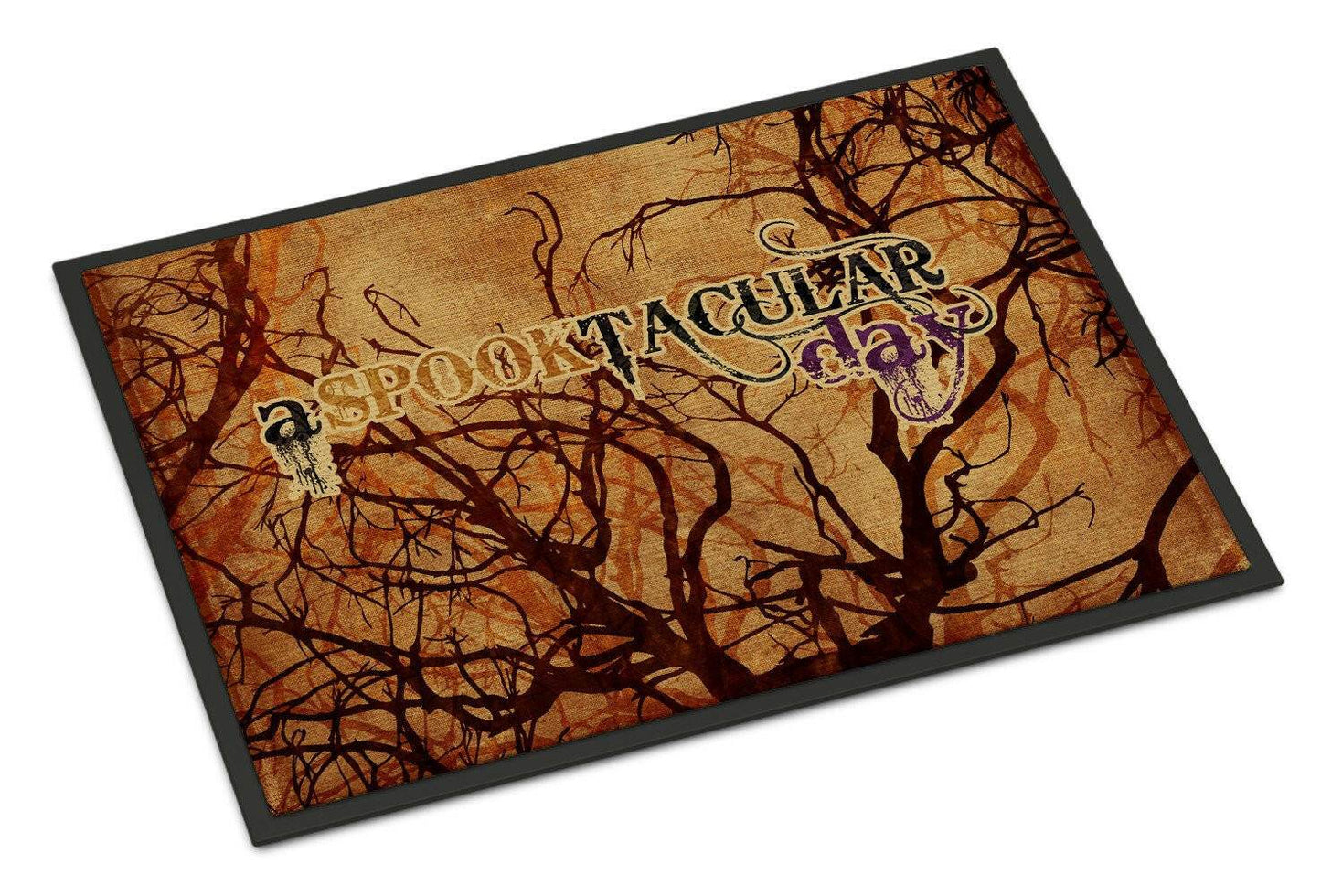 A Spook Tacular Day Halloween Indoor or Outdoor Mat 18x27 Doormat -