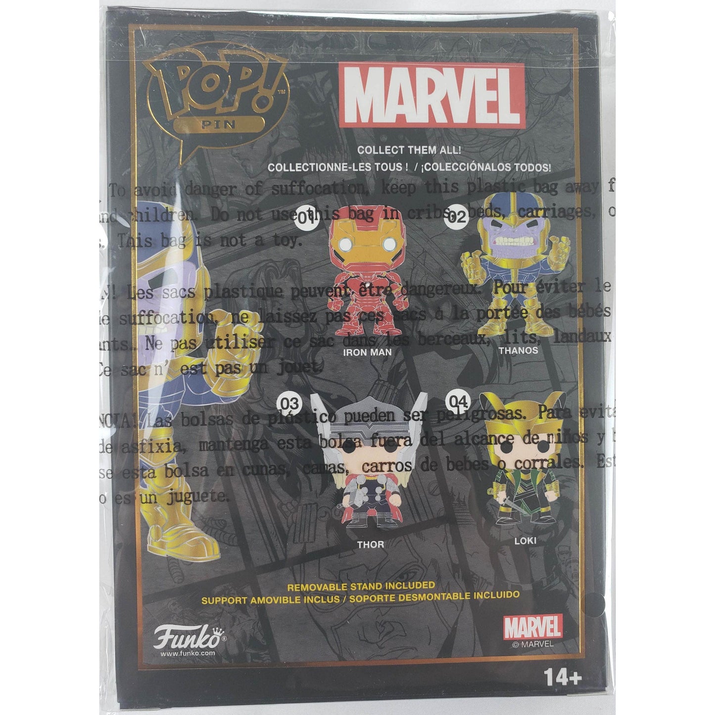 Funko Pop! Pin - Marvel Thanos #02 Enamel Pin -