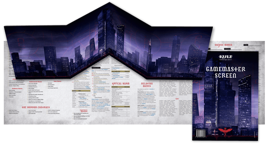 Kult: Divinity Lost GM Screen -